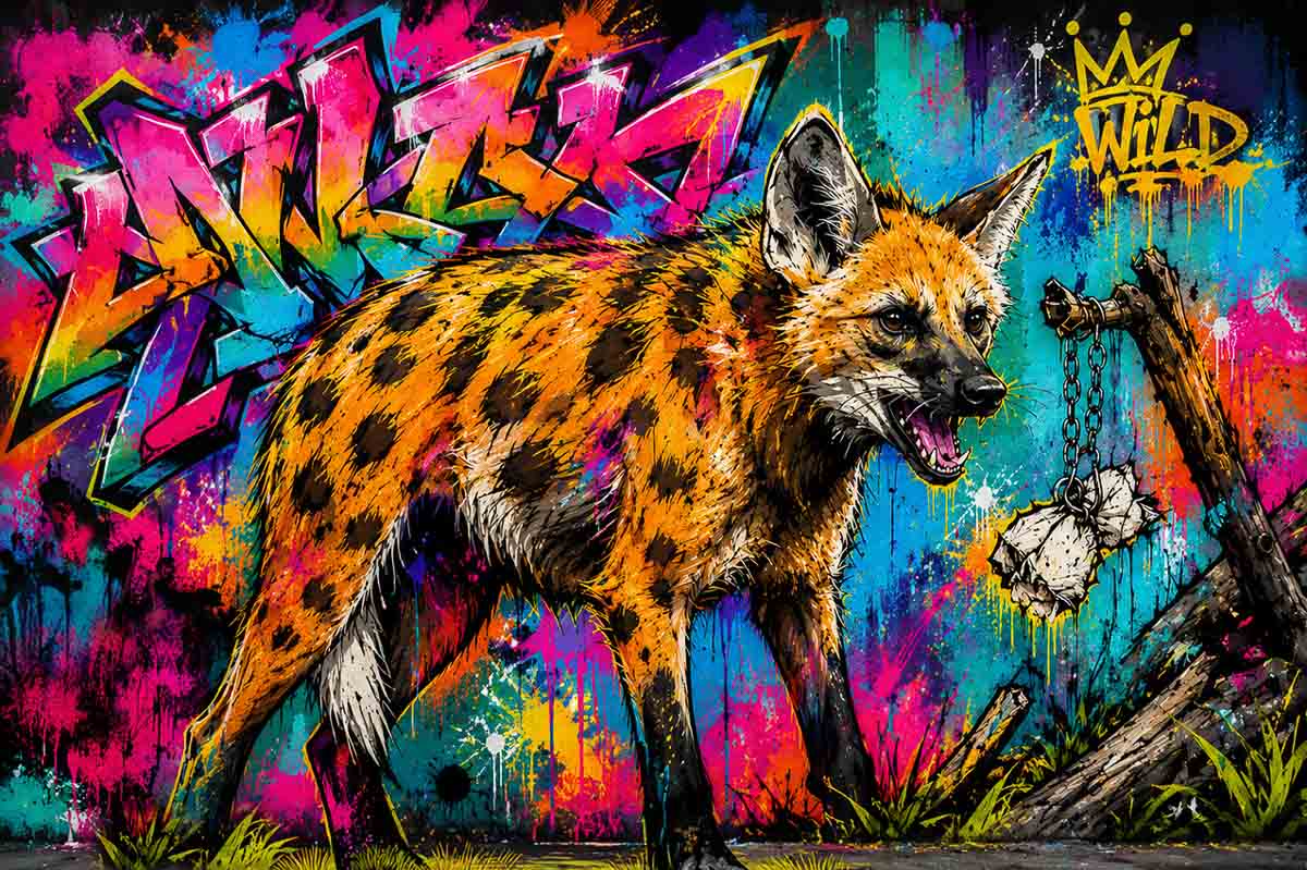 Lachen der Wildnis | KI Interpretation